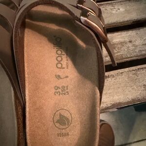 Papillio Women's Vegan Brown Mules